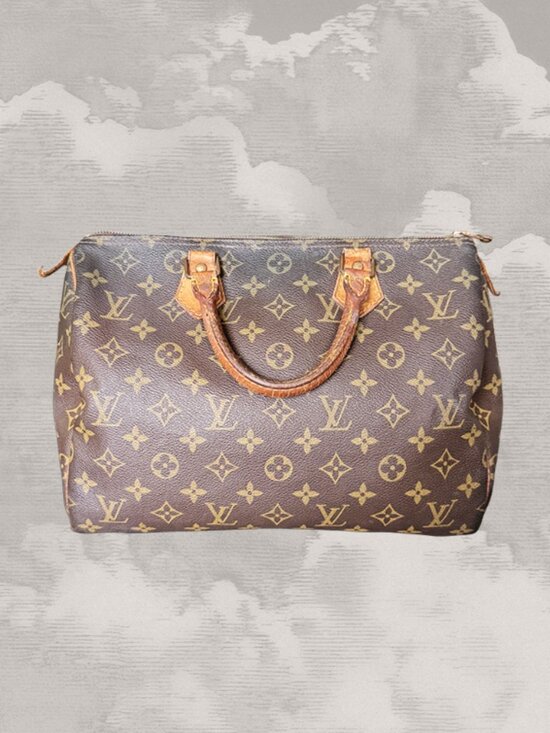 Louis Vuitton Handbags - LOUIS VUITTON Speedy 30 Monogram Satchel Duffel Bag Vintage, free COA & twillies